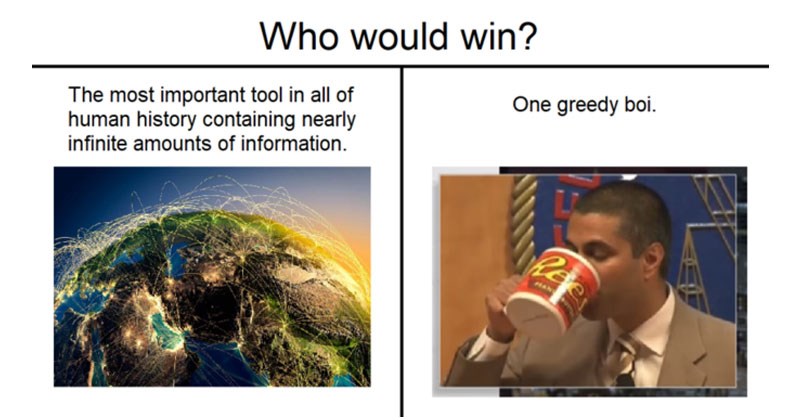 Net Neutrality Memes Continue to Savage Ajit Pai Mercilessly