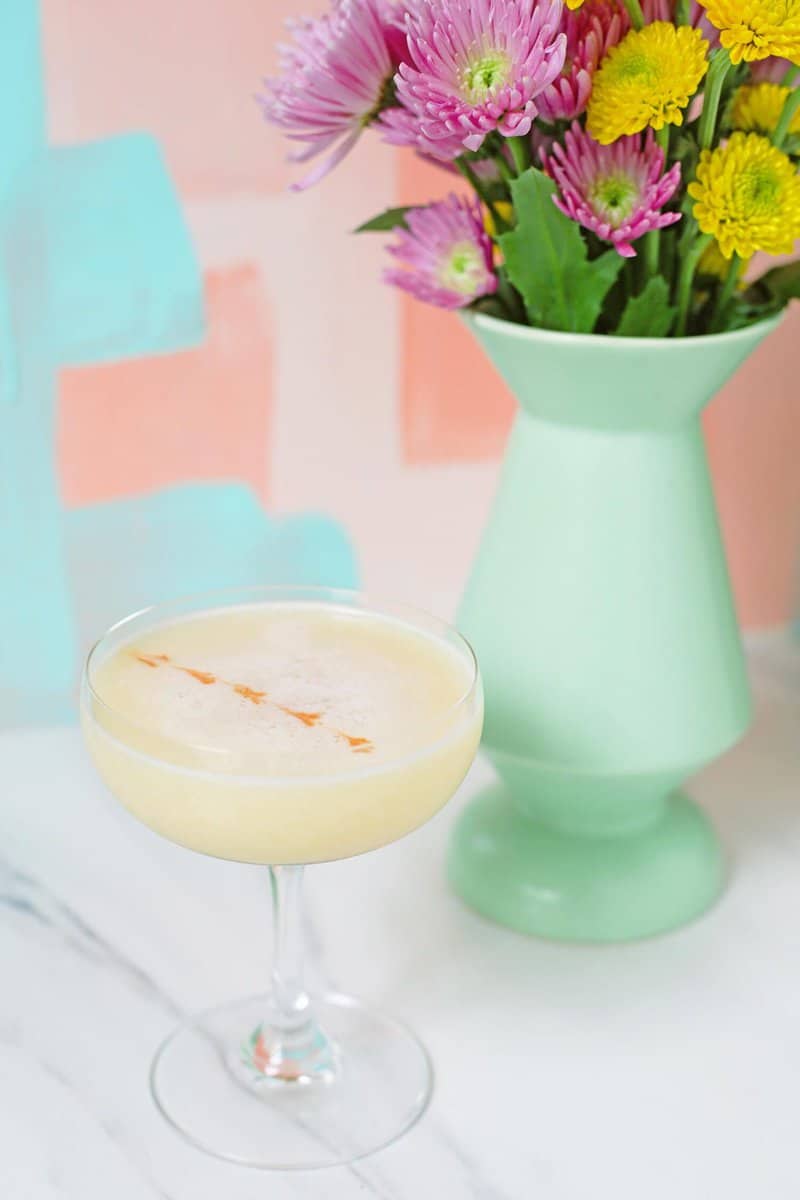 Army & Navy Cocktail: A Refreshing Gin Sour with Homemade Orgeat