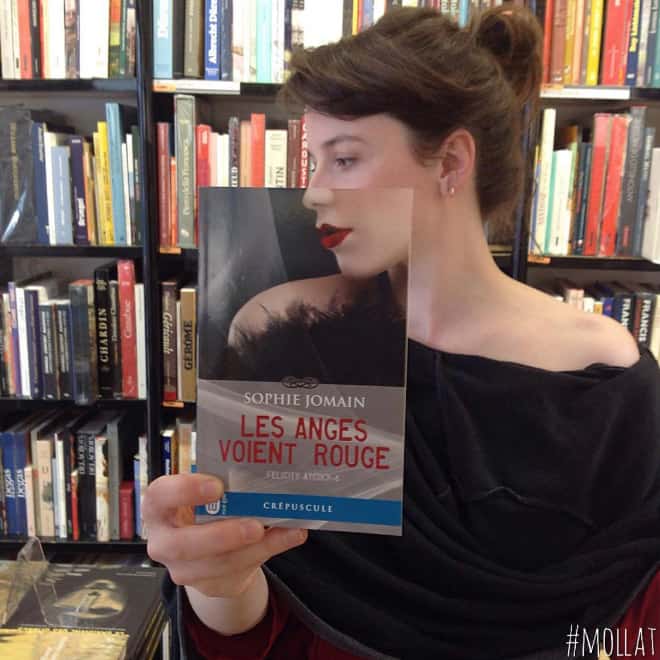 Shoppers At France's Librairie Mollat Strike Clever Poses With Book Covers That Mirror Their Own Style