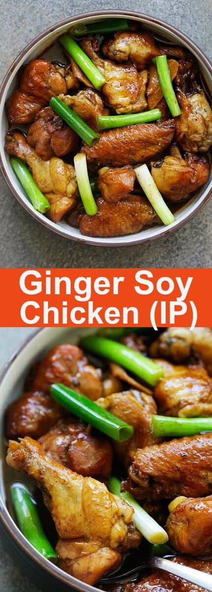 Instant Pot Asian Ginger Soy Chicken