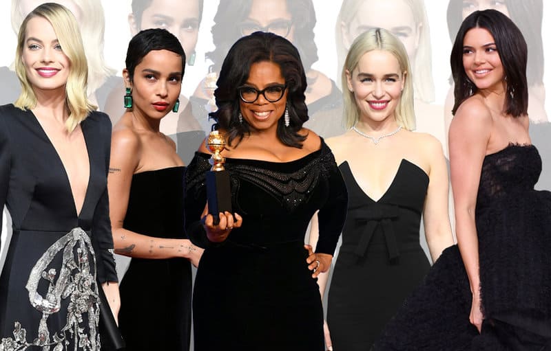 Golden Globes 2018: Entire Red Carpet Dons Black in Protest