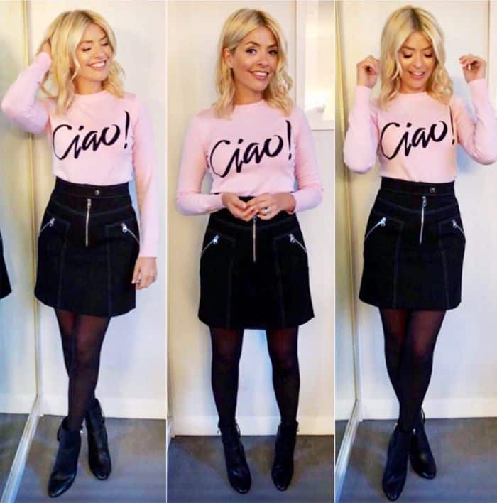Holly Willoughby’s £35 Crew-Neck Is the Ultimate January Mood Booster