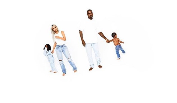 Kardashian Shares Behind-the-Scenes Christmas Card Snapshot Featuring Kanye and Their Kids