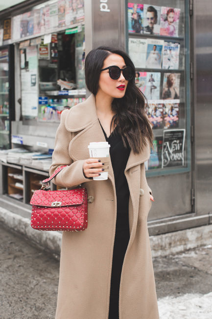 Winter Coat Classics: Camel Coat and Leopard Pumps