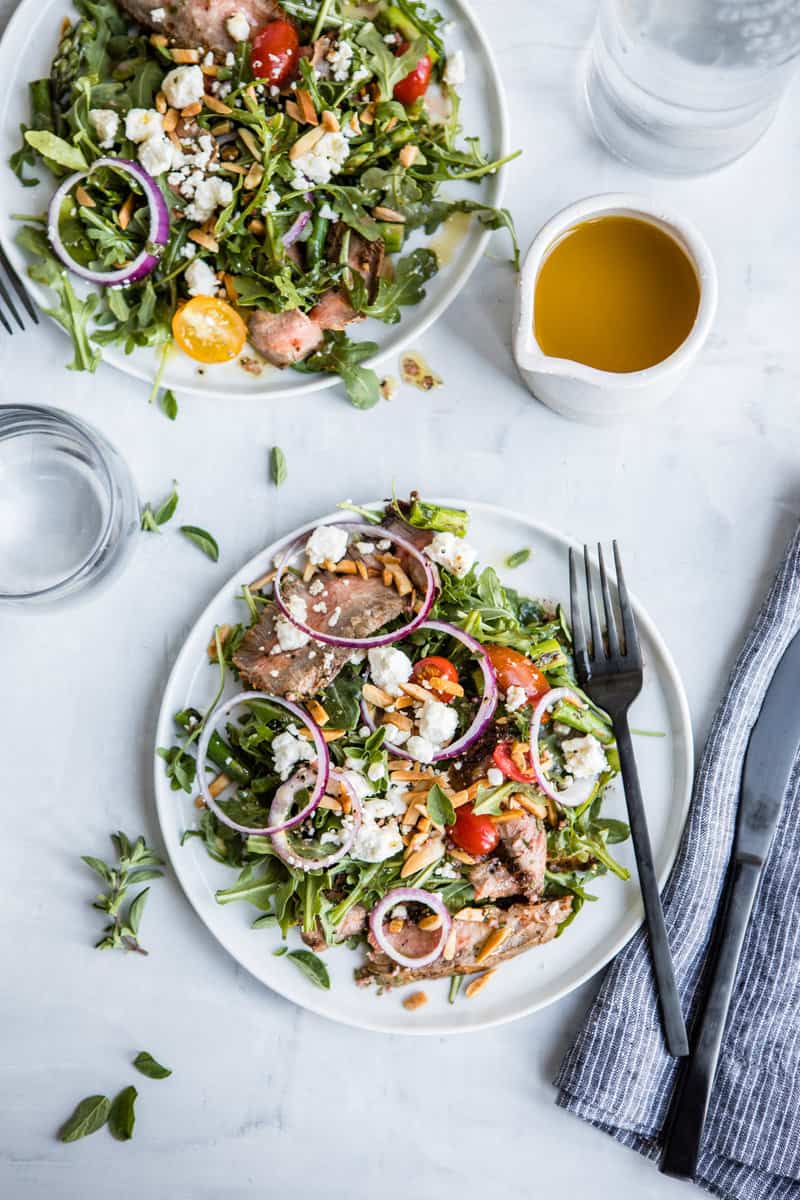 Design Mom Presents: Marinated Flank Steak Salad Recipe