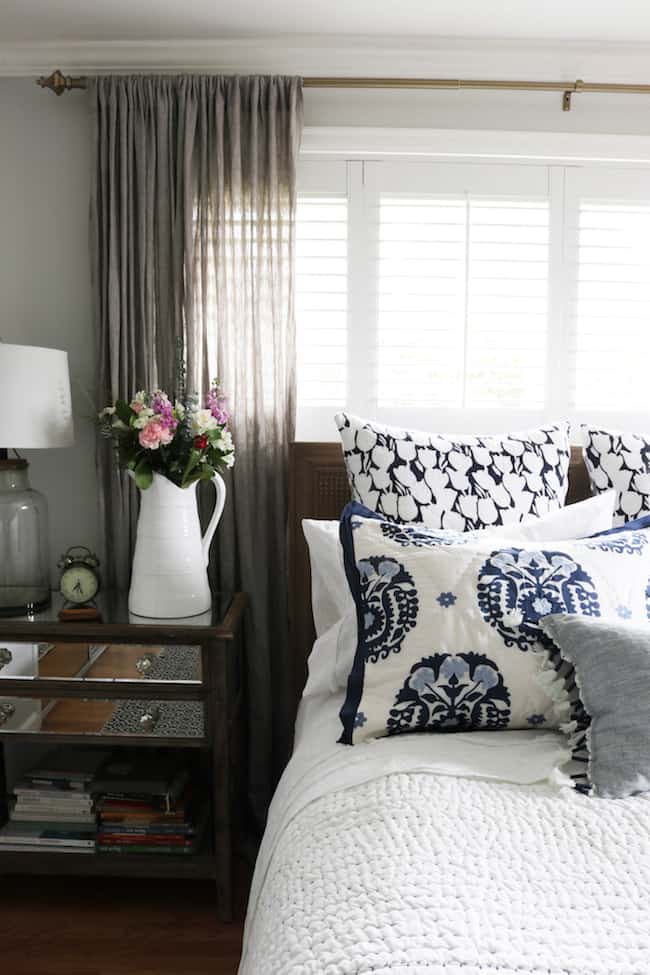 Primary Suite Refresh – New Bedframe, Area Rug & Linens!