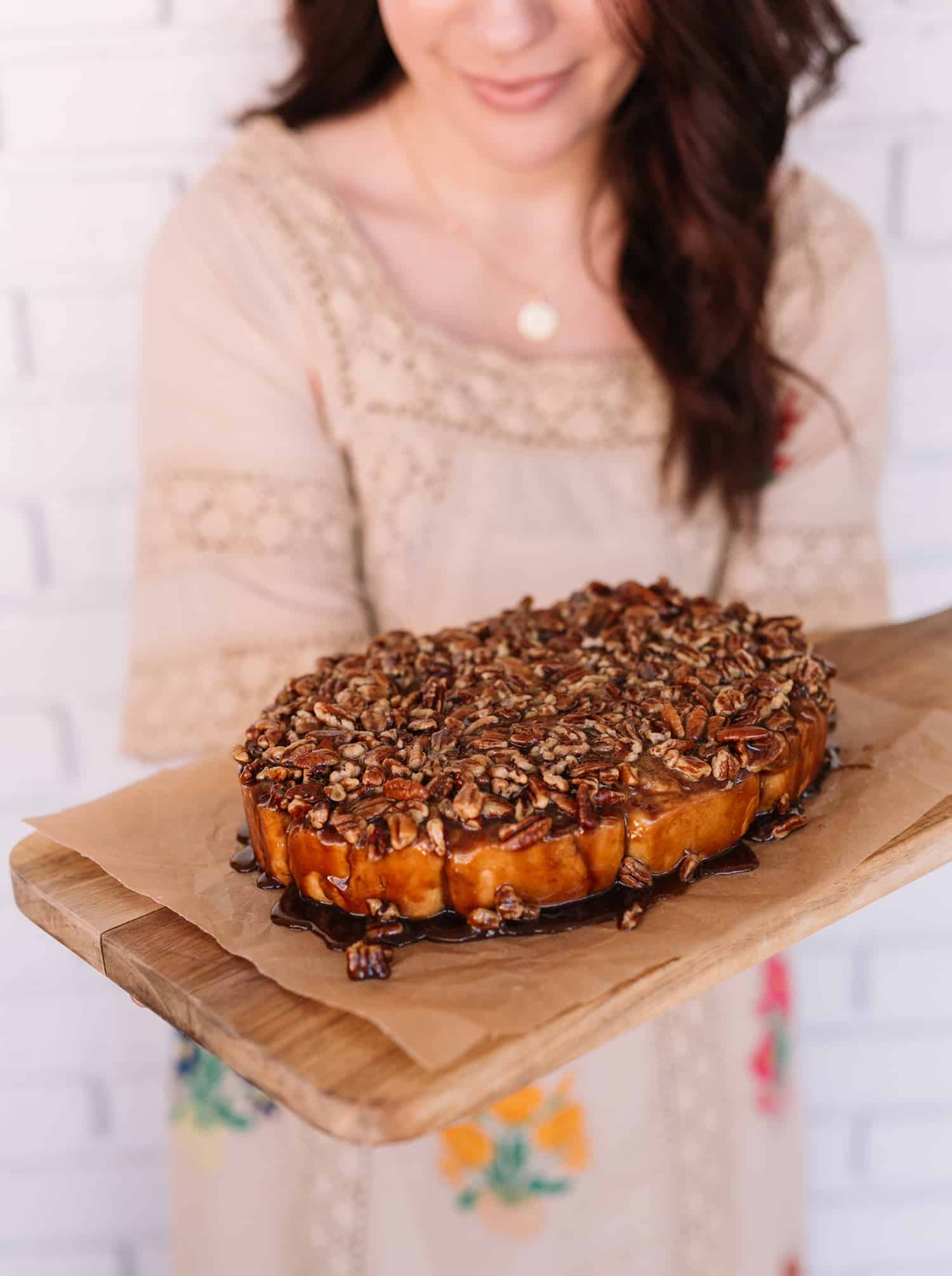 Easy Pecan Pie Sticky Buns for Friendsgiving Brunch