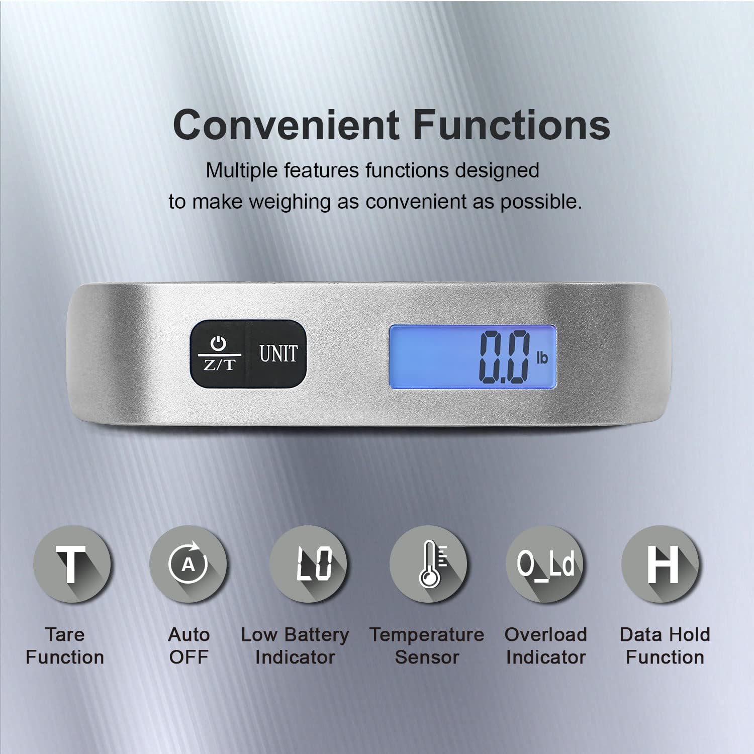 Battery-Operated Portable Luggage Scale for Travelers